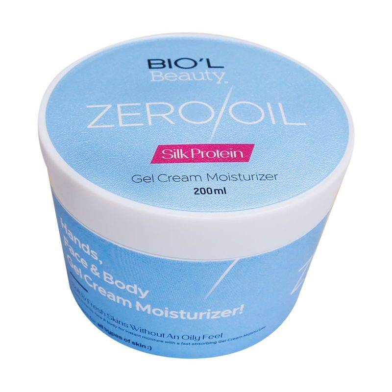 کرم مرطوب کننده و آبرسان بیول مدل Silk Protein biol zero oil silk protein gel cream moisturizer 2